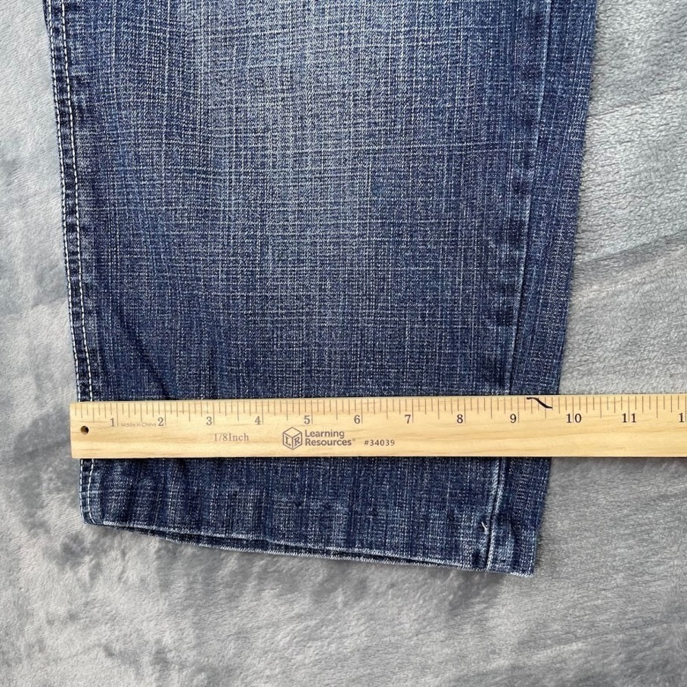 Vintage SouthPole Jeans Men's Size 36x25 Y2K 4180 Relaxed Baggy Wide Leg Blue - Picture 12 of 12
